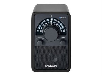 SANGEAN  WR-15BT Radio portable Bluetooth Laqu&eacute; Noir