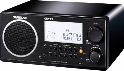 SANGEAN  WR-2 - Tuner radio - 7 Watt (Totale) - noir