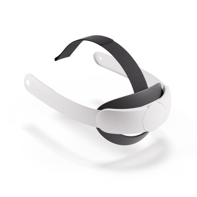 META Sangle de maintien ergonomique &Eacute;lite pour casque  Quest 3 Blanc et Noir 