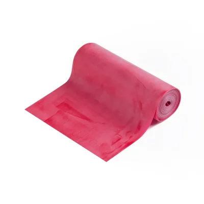 THERA BAND Sangle &eacute;lastique Thera-Band couleur rouge r&eacute;sistance moyenne 5,5 m. x 15 cm.
