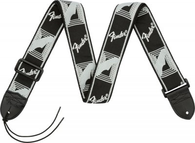 FENDER Sangle  Monogrammed Nylon Noir/Gris/Gris