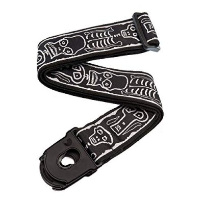 PLANET WAVES Sangle Guitare Avec Lock Joe Satriani 5cm -  Skull & Bones