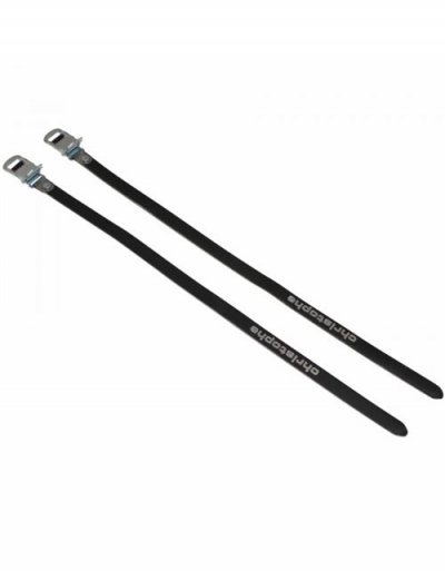 ZEFAL Sangles  Christophe (cuir) - 370mm Noir Pi&egrave;ces de p&eacute;dales