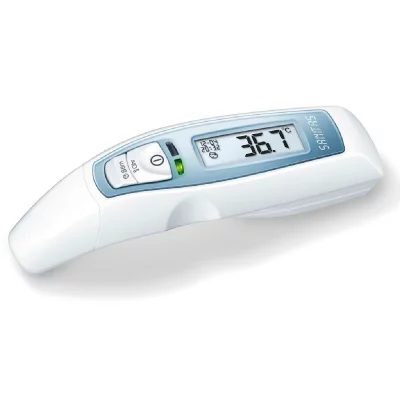SANITAS  Thermom&egrave;tre multifonction 6 en 1 SFT 65 Blanc