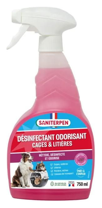 SANITERPEN  d&eacute;sinfectant spray pr&ecirc;t &agrave; l'emploi