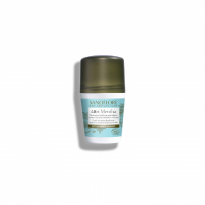 SANOFLORE  D&eacute;odorant Fra&icirc;cheur Mentha Roll-On 48h Bio 50ml