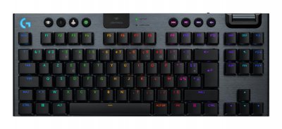 LOGITECH sans fil ultra-plat G915 X LIGHTSPEED TKL, GL Brown Tactile - PC/Mac - Noir