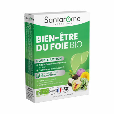 SANTAROME  Bien-&Ecirc;tre du Foie Bio (30 G&eacute;lules) - Bo&icirc;te 30 G&eacute;lules