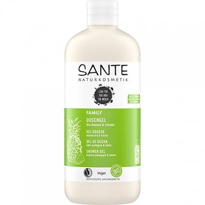 SANTE  Family - Gel Douche Bio - Ananas & Citron 500ml