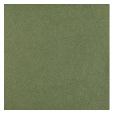 SANTEX MARIAGE  Sachet de 25 Serviettes Rainbow Airlaid 40 x 40 cm, Vert Olive