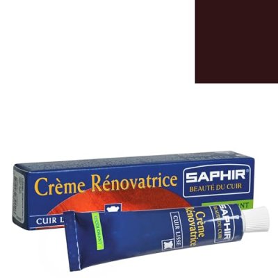 SAPHIR  Cirage Cr&egrave;me R&eacute;novatrice, 08 Bordeaux, 25 ml , 1 Unit&eacute;