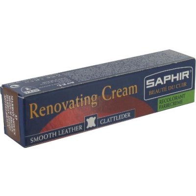 SAPHIR  Cirage Cr&egrave;me R&eacute;novatrice, 37 Marron Moyen, 25 ml , 1 Unit&eacute;