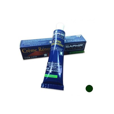 SAPHIR  Cirage Cr&egrave;me R&eacute;novatrice Tube, Vert Fonce, 25 ml