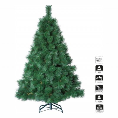 Sapin artificiel nebraska spruce - 150 cm - vert AUC3560239491705