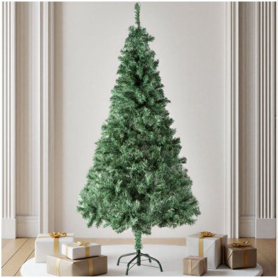 Sapin de No&euml;l artificiel en PVC 180 cm naturel et volumineux vert