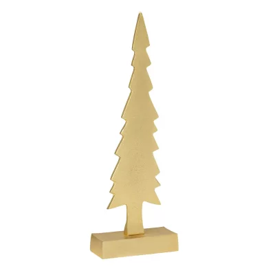 Sapin de No&euml;l en M&eacute;tal ""Gold"" 32cm Dor&eacute;