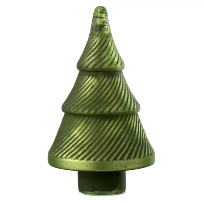 Sapin de No&euml;l en Verre ""C&ocirc;tel&eacute;"" 30cm Vert