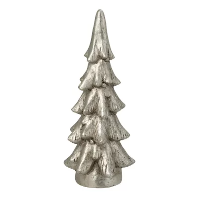 Sapin de No&euml;l sur Socle ""Party"" 51cm Argent