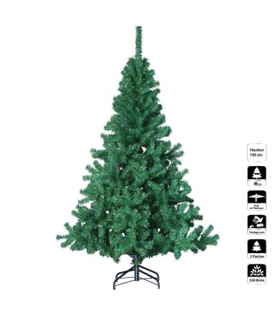 Sapin &Eacute;l&eacute;gant 150cm Vert - Feeric Lights & Christmas