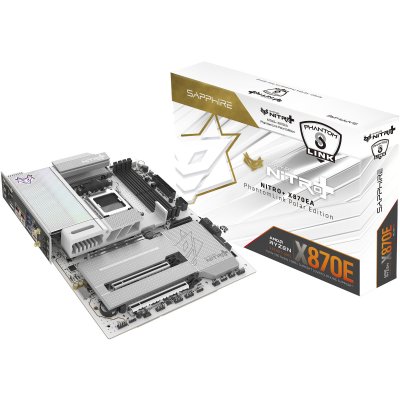 SAPPHIRE  NITRO+ X870EA WIFI7 Phantom Link Polar carte m&egrave;re socket AM5