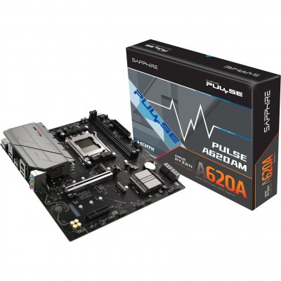 SAPPHIRE  PULSE A620AM AMD A620A Emplacement AM5 micro ATX
