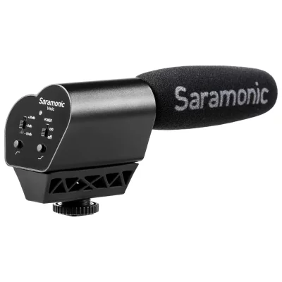 SARAMONIC  SR-VMIC Micro Enregistreur pour DSLR Cam&eacute;ra/Cam&eacute;scope Noir