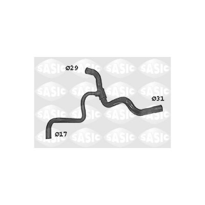 SASIC  Durite de radiateur pour RENAULT: M&eacute;gane, M&eacute;gane Scenic, M&eacute;gane Classic (Ref: SWH4295)