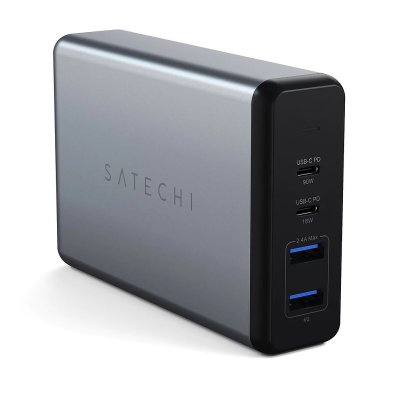 SATECHI  - 108W Pro Type-C PD Chargeur Multiports - Gris