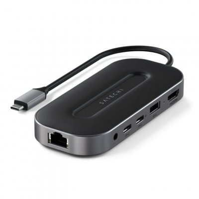 SATECHI  adaptateur multi-ports USB-C - Ethernet 2,5 Gbit/s
