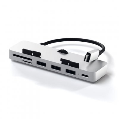 SATECHI  Adaptateur - Type USB-C - Hub Clamp Pro - Argent