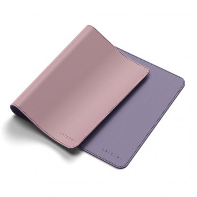 SATECHI  Eco Leather DeskMate Dual sided - Rose/Violet-ROSE