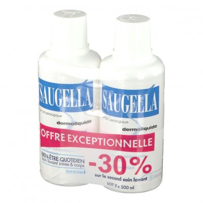 SAUGELLA  Dermoliquide, 2x500ml
