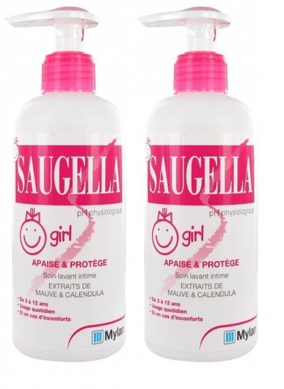 SAUGELLA  GIRL Emulsion lavante douce 2x200ml