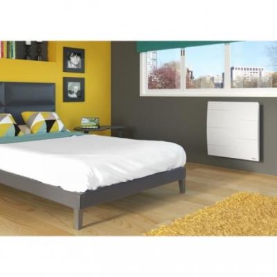 ATLANTIC SAUTER Radiateur &eacute;lectrique &agrave; inertie fonte ""connect&eacute;"" Malao - 1500 W
