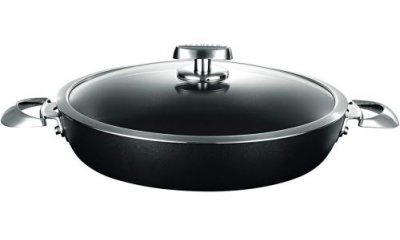 UNISEX Sauteuse anti adherente pro iq 32 cm avec couvercle - scanpan
