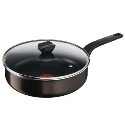 TEFAL Sauteuse anti-adh&eacute;sive 26cm avec couvercle -  - b5543302