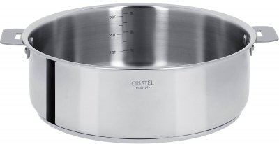 CRISTEL Sauteuse Casteline inox amovible &Oslash;24 cm Gris 