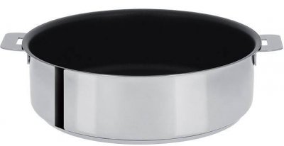 CRISTEL Sauteuse inox anti-adh&eacute;rent Exceliss Mutine -  - Argent - Inox