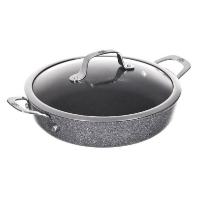 BALLARINI Sauteuse Salina aluminium anti adh&eacute;rent &Oslash;24 cm + couvercle