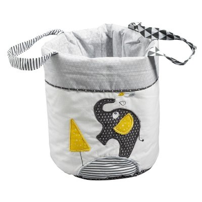 SAUTHON  BABY DECO - Lot de 3 corbeilles gigogne tissu babyfan
