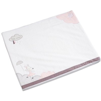 SAUTHON  Baby D&eacute;co-Matelas &agrave; langer Lilibelle (68 x 84 cm) - Rose