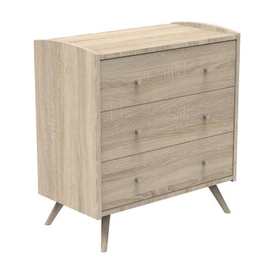 Sauthon Commode 3 tiroirs Access - Bois de ch&ecirc;ne