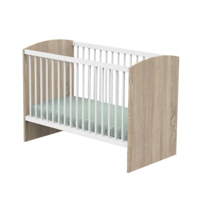 SAUTHON  Lit b&eacute;b&eacute; 60x120 Access - Blanc et Bois