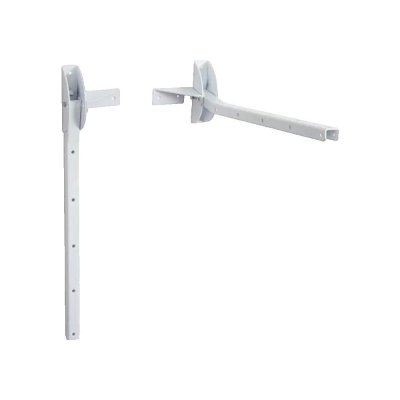 SAUVIC  89420-S&eacute;choir de Mural Rabattable, Blanc 54 cm.