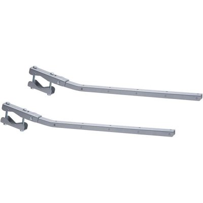 SAUVIC  89425-s&eacute;choir de balustrade adaptable et rabattable, gris