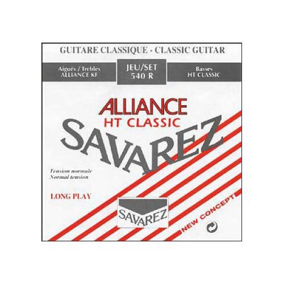 SAVAREZ  540R Jeu de 6 cordes pour guitare classique en carbone Tension normale Multi