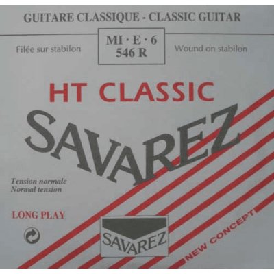 SAVAREZ  546r Alliance Rouge - Corde De Mi Grave Tirant Normal - Guitare Classique