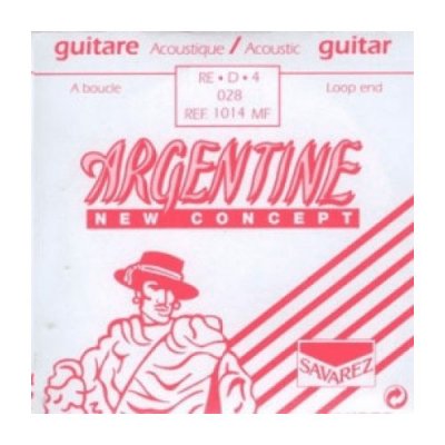 ARGENTINE Savarez cordes simples f&uuml;r Akustikgitarre  Re4 .028w - 1014