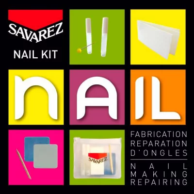 SAVAREZ  Nail - Kit De Fabrication Et De R&eacute;paration D'ongles Pour Guitaristes
