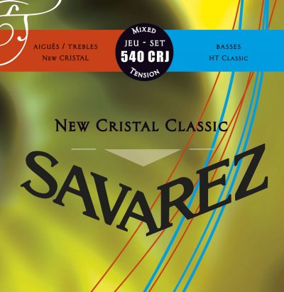 SAVAREZ  New Cristal Classic 540CRJ Mixed Tension Jeu de Cordes pour Guitare classique